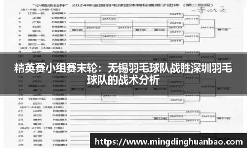 精英赛小组赛末轮：无锡羽毛球队战胜深圳羽毛球队的战术分析